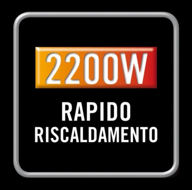 Imetec Living Air M2-100 Interno Arancione, Bianco 2200 W Riscaldatore ambiente elettrico con ventilatore