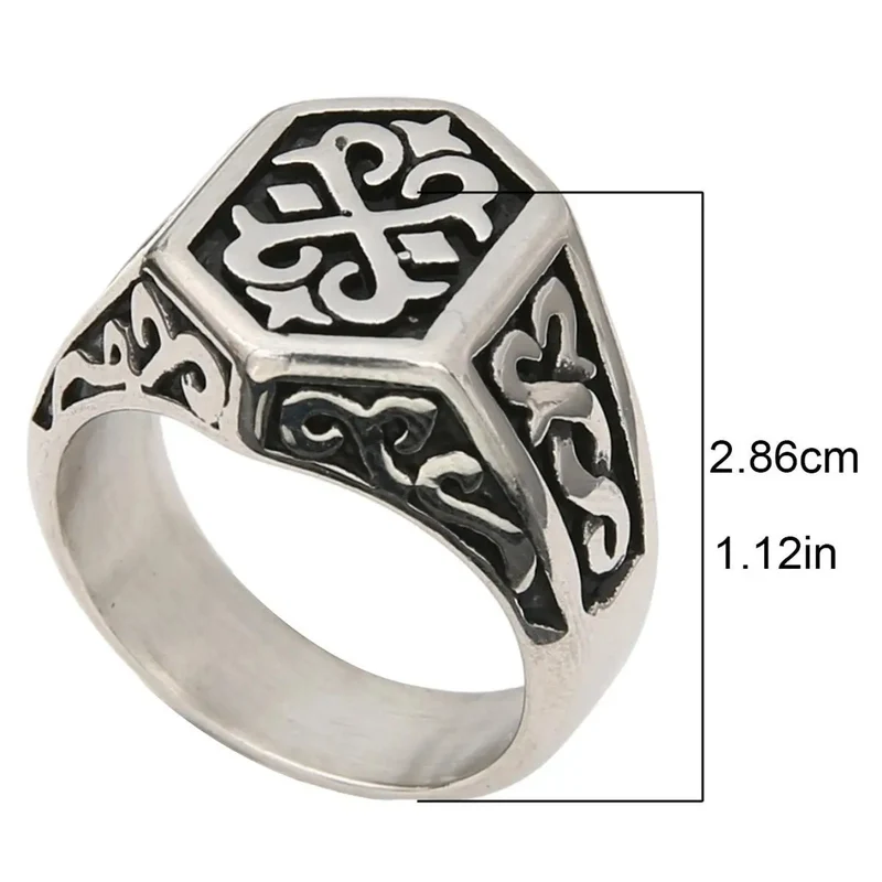 Gothic Pattern Ring