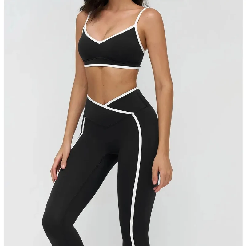 Color-Block Yoga Set