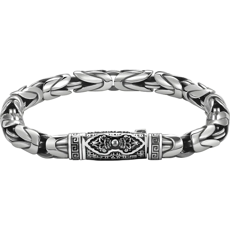 Woven Silver Bracelet