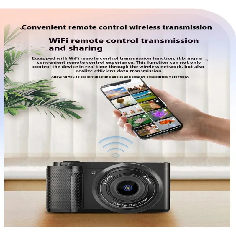 Optical Digital Micro Single Camera Student Live Vlog 5K Ultra High-Definition With Wide Angle