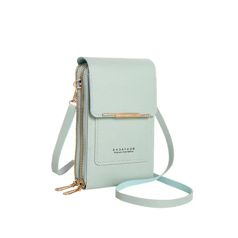Small Bag for Females with Transparent Touch Screen Area