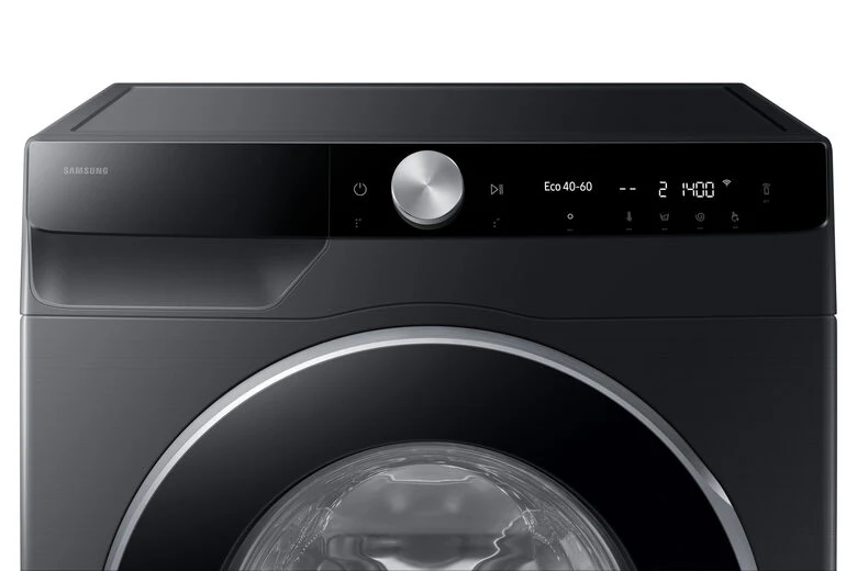 Samsung WW10FG6U94LBU3 Lavatrice A Libera Installazione 10 Kg, AI Control Ecodosatore, 1351 Giri, Classe A, Nero