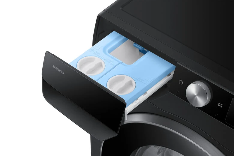 Samsung WW10FG6U94LBU3 Lavatrice A Libera Installazione 10 Kg, AI Control Ecodosatore, 1351 Giri, Classe A, Nero