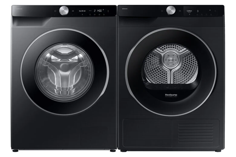 Samsung WW10FG6U94LBU3 Lavatrice A Libera Installazione 10 Kg, AI Control Ecodosatore, 1351 Giri, Classe A, Nero