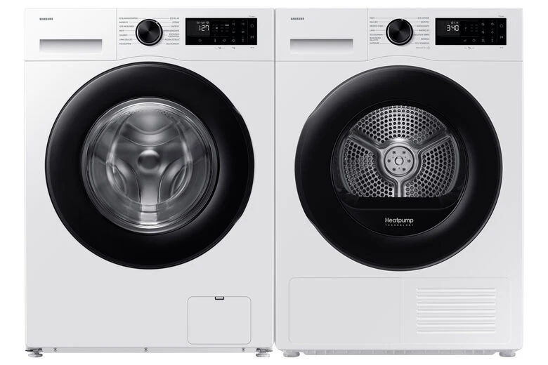 Samsung WW10FG5U34AEET Lavatrice Crystal Clean A Libera Installazione 10 Kg, 1351 Giri, Classe A, Bianco