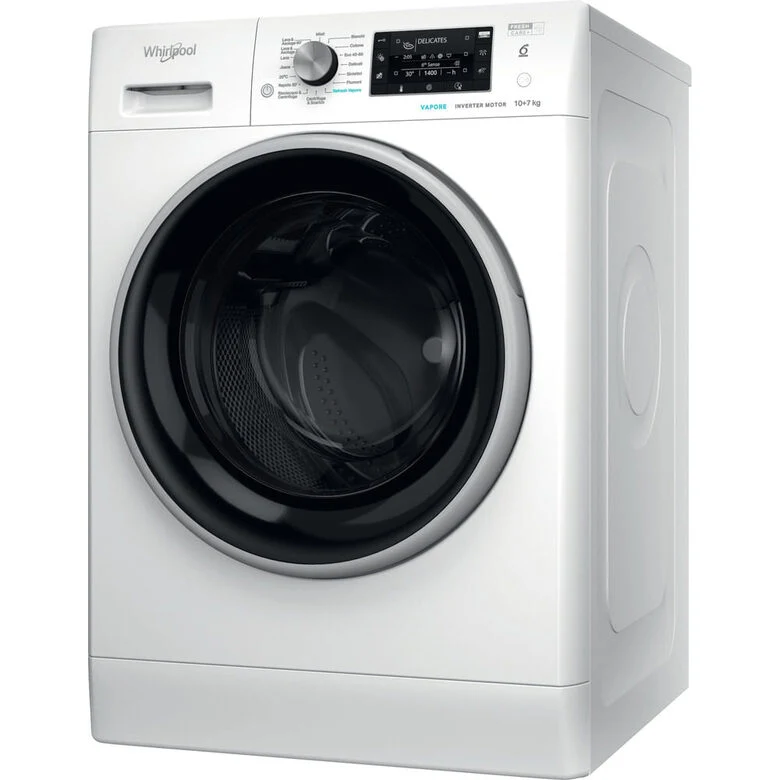 Whirlpool FreshCare Lavasciuga a libera installazione - FFWDD 107448 WBS IT