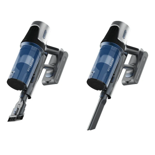 Cecotec Conga Rockstar RS50 Aspirapolvere elettrica Batteria Secco Sacchetto per la polvere 0,5 L 400 W Nero, Blu 2200 Ah