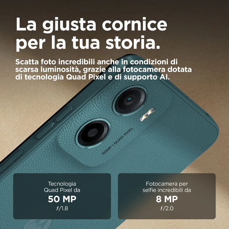 Motorola moto Smartphone g05 16,9 cm (6.67") Doppia SIM Android 15 4G USB tipo-C 8 GB 256 GB 5200 mAh Verde