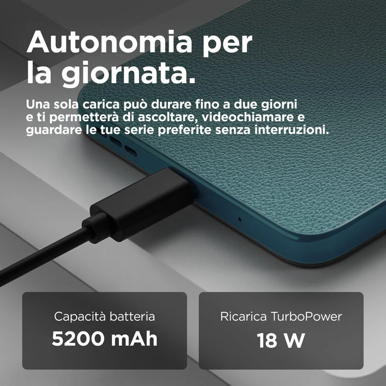 Motorola moto Smartphone g05 16,9 cm (6.67") Doppia SIM Android 15 4G USB tipo-C 8 GB 256 GB 5200 mAh Verde