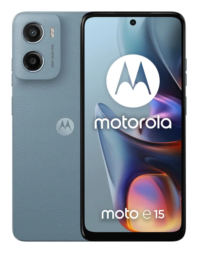 Motorola moto e15 16,9 cm (6.67") Doppia SIM Android 14 Go edition Smartphone 4G USB tipo-C 2 GB 64 GB 5200 mAh Blu