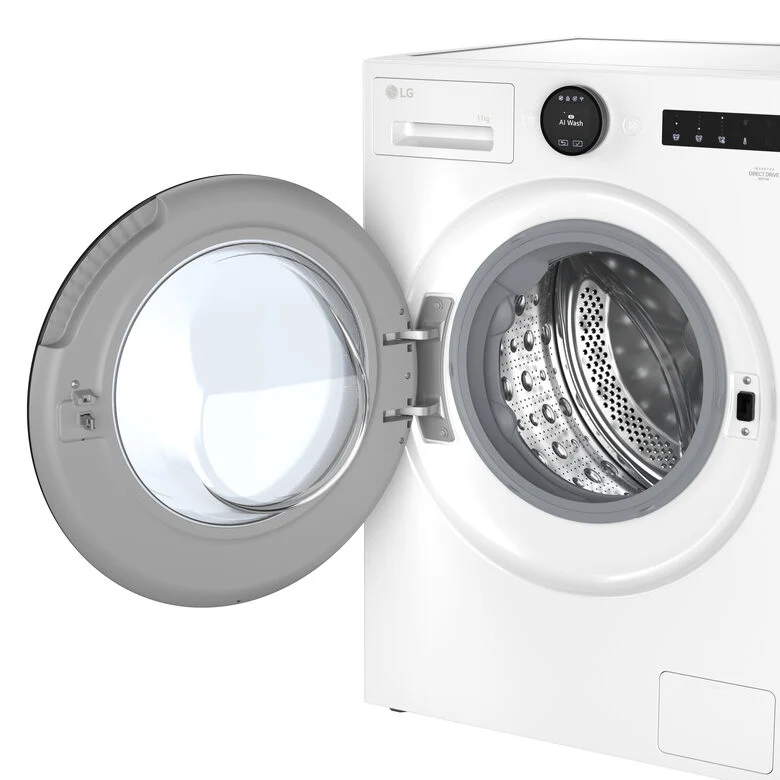 LG F4X7011TWB Serie X7 Lavatrice Smart A Libera Installazione 11 Kg, AI DD™, 1400 Giri, Display Easy Circle, Wi-fi, AI Wash, Turbowash, Classe A-40%, Bianco