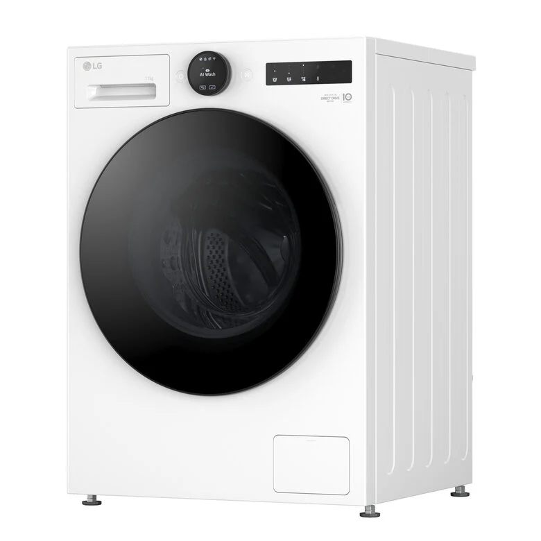 LG F4X7011TWB Serie X7 Lavatrice Smart A Libera Installazione 11 Kg, AI DD™, 1400 Giri, Display Easy Circle, Wi-fi, AI Wash, Turbowash, Classe A-40%, Bianco