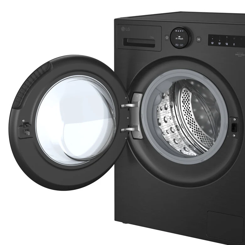 LG F4X7013TBB Serie X7 Lavatrice Smart A Libera Installazione 13 Kg, AI DD™, 1400 Giri, Display Easy Circle, Wi-Fi, AI Wash, Turbowash, Classe A-40%, Nero