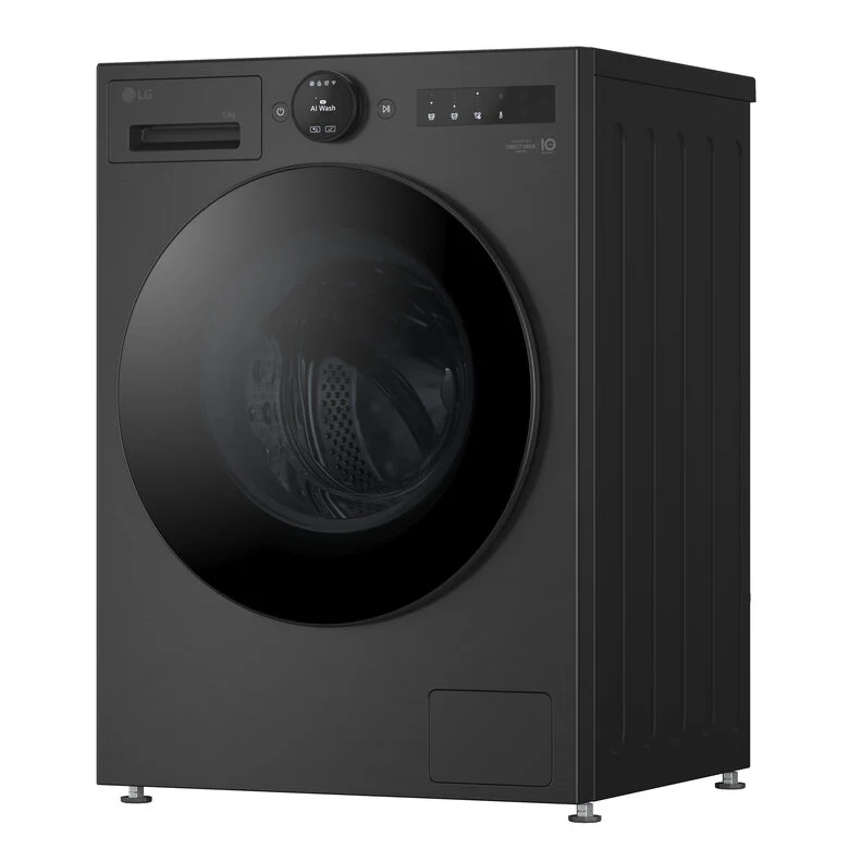 LG F4X7013TBB Serie X7 Lavatrice Smart A Libera Installazione 13 Kg, AI DD™, 1400 Giri, Display Easy Circle, Wi-Fi, AI Wash, Turbowash, Classe A-40%, Nero