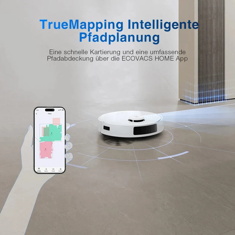 Ecovacs DEEBOT N20 Aspirapolvere Robot 0,4 L Senza sacchetto Bianco