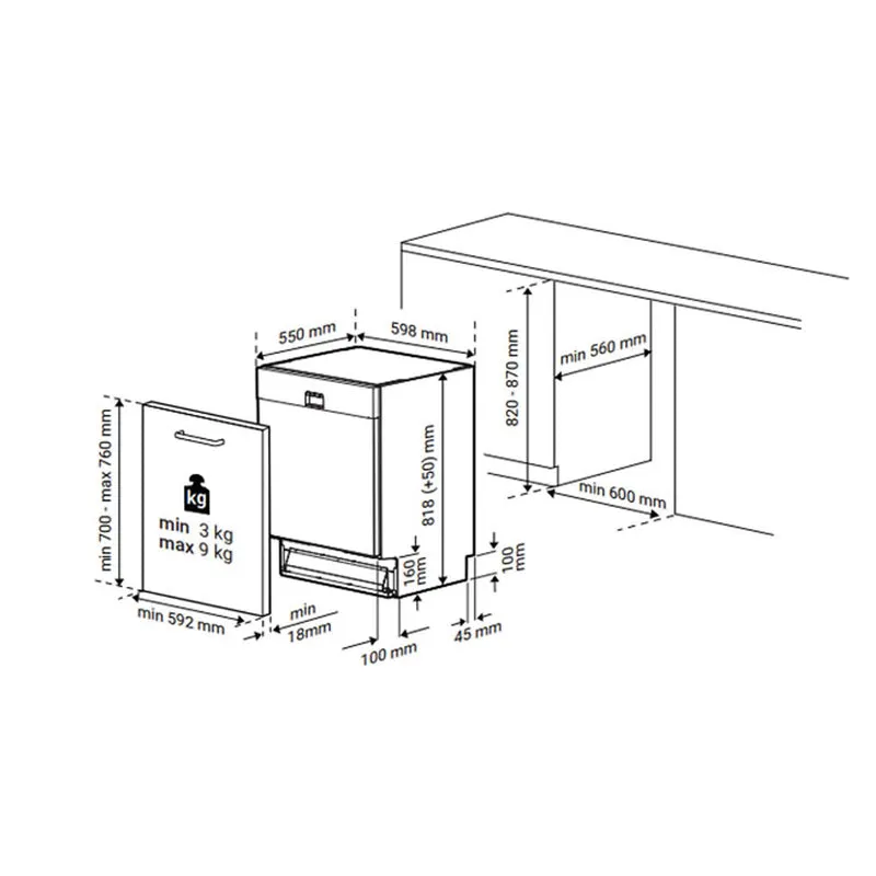 Lavastoviglie Inc Beko Bdin37530 3c 15 Cop D