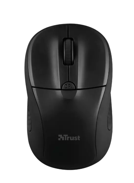 Mouse Trust Primo Wireless Senza Filo Ambidestro Ottico Windows PC Mac 1600 DPI