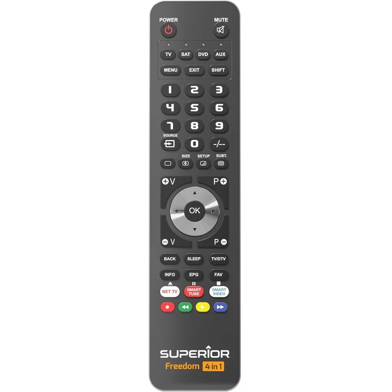 Superior Telecomando Universale Freedom Microusb 4 In 1 Dvd Blu Ray Soundbar Tv
