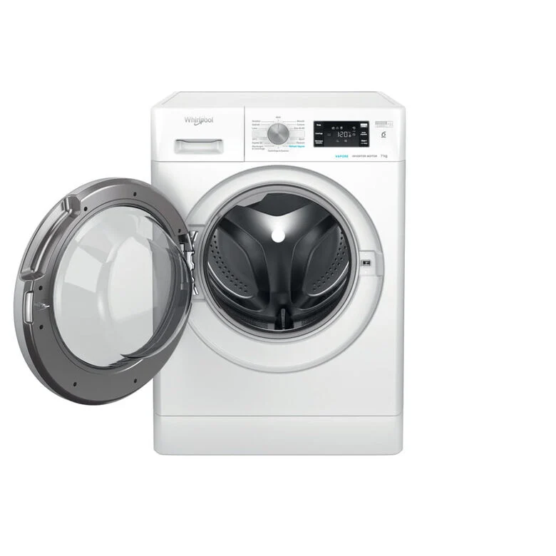 Whirlpool FFB 7469 SV IT Lavatrice A Libera Installazione 7 Kg, 1400 Giri, Motore Inverter, Refresh Vapore, Freshcare+, Tecnologia 6° Senso, Classe A, Bianco