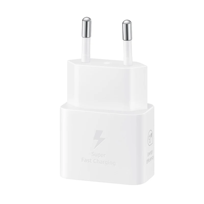 Samsung EP-T2510X Caricatore Originale da 25W, Porta USB-C - Caricabatterie (con Cavo), Bianco