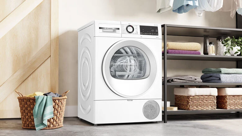 Bosch Serie 6 WQG243D6IT asciugatrice Libera installazione Caricamento frontale 9 kg Bianco