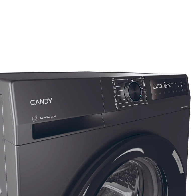 Candy BR 48B6G-S ProWash 500 Lavatrice A Libera Installazione 8 Kg, 1400 Giri, Classe A, Proactive Wash, Antracite