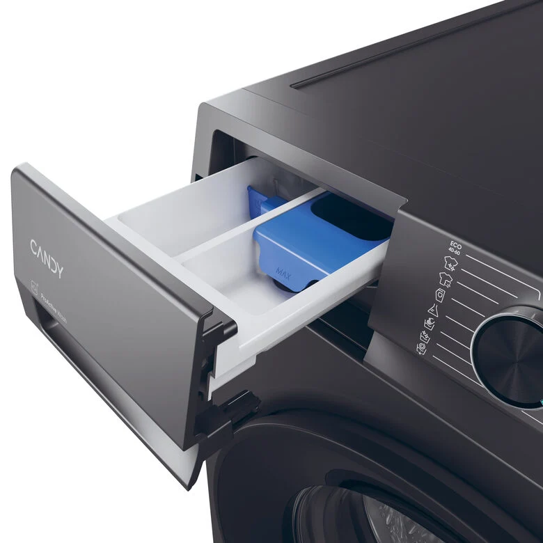 Candy BR 48B6G-S ProWash 500 Lavatrice A Libera Installazione 8 Kg, 1400 Giri, Classe A, Proactive Wash, Antracite
