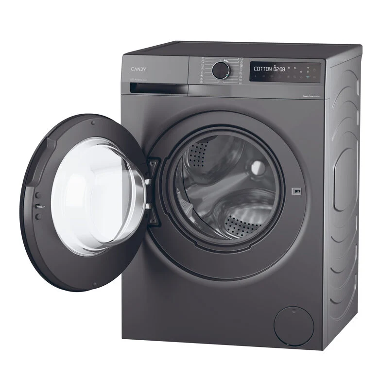 Candy BR 48B6G-S ProWash 500 Lavatrice A Libera Installazione 8 Kg, 1400 Giri, Classe A, Proactive Wash, Antracite