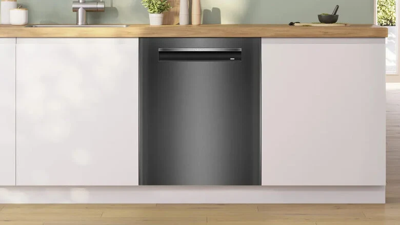 Bosch SMP4ECC72S Serie 4 Lavastoviglie da incasso sottopiano 14 coperti Acciaio nero spazzolato anti-impronta Classe A