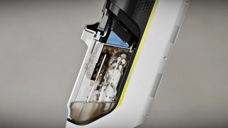 Kärcher FCV 2 Natural N aspirapolvere senza filo Bianco Senza sacchetto