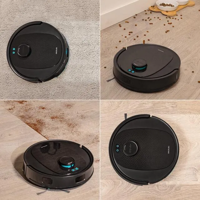 Cecotec Conga 7690 Immortal Max Home Robot aspirapolvere Senza sacco Wi-Fi 5000Pa 3200mAh Nero