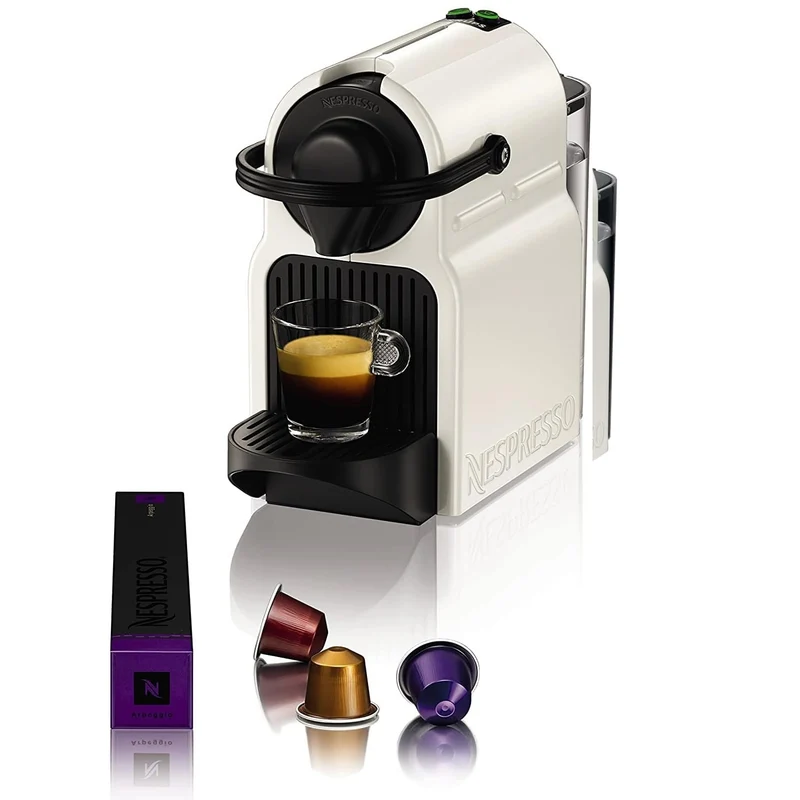 De'Longhi Inissia XN1001 Macchina da Caffè Espresso Regolabile a Capsule Nespresso - Bianco (White)