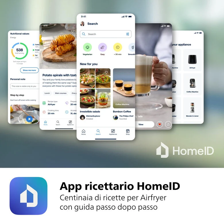 Philips 3000 series NA332/00 Airfryer 6.2L, Friggitrice ad aria 16 in 1 App ricettario