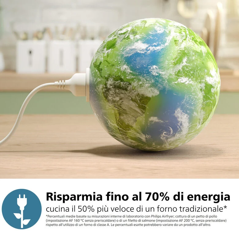 Philips 3000 series NA332/00 Airfryer 6.2L, Friggitrice ad aria 16 in 1 App ricettario