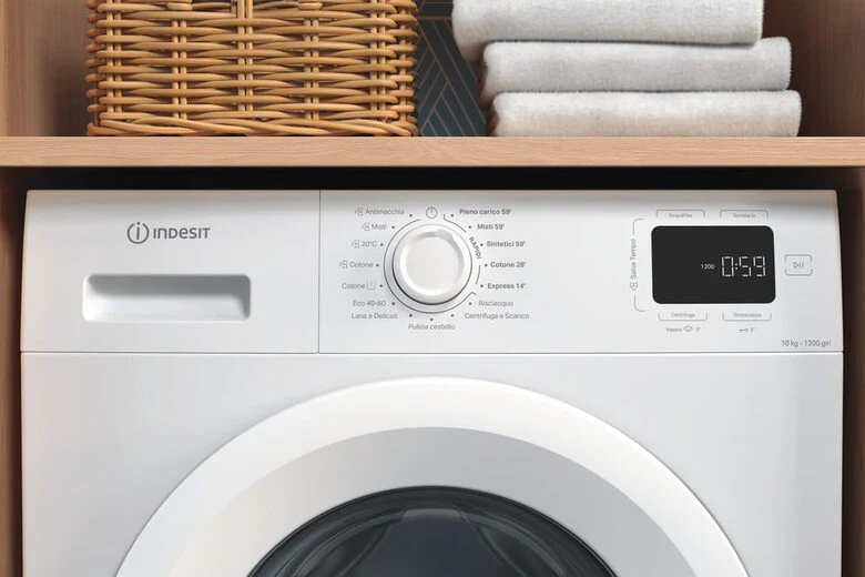 Indesit IM 1072 MY TIME IT Lavatrice A Libera Installazione 10 Kg, 1200 Giri, Classe A, Motore Inverter, Bianco