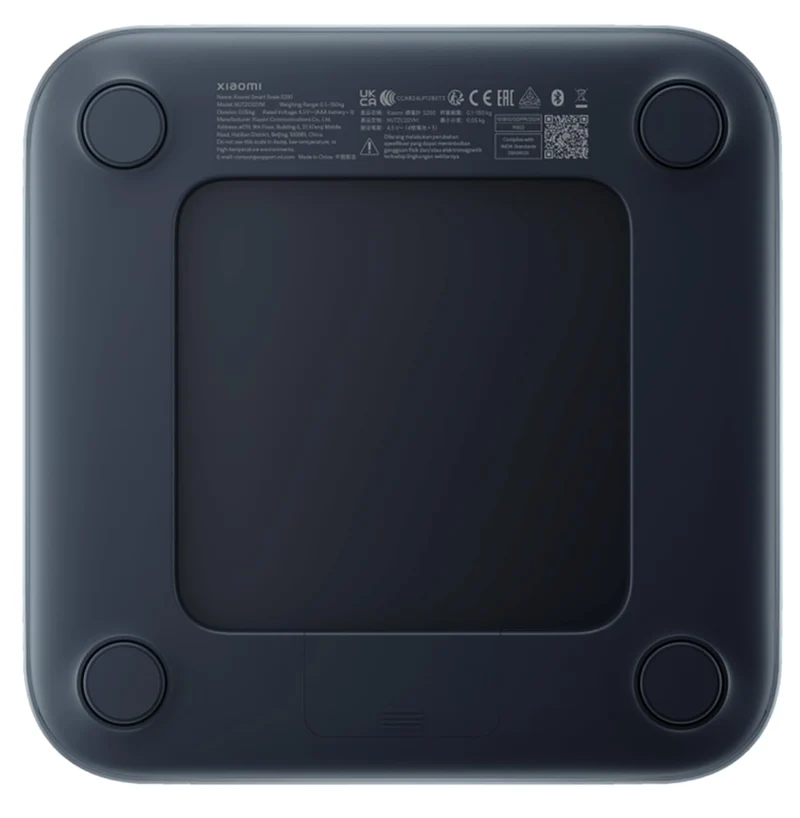Xiaomi Mi Smart Scale S200 Bilancia Pesapersone Intelligente Digitale Nera