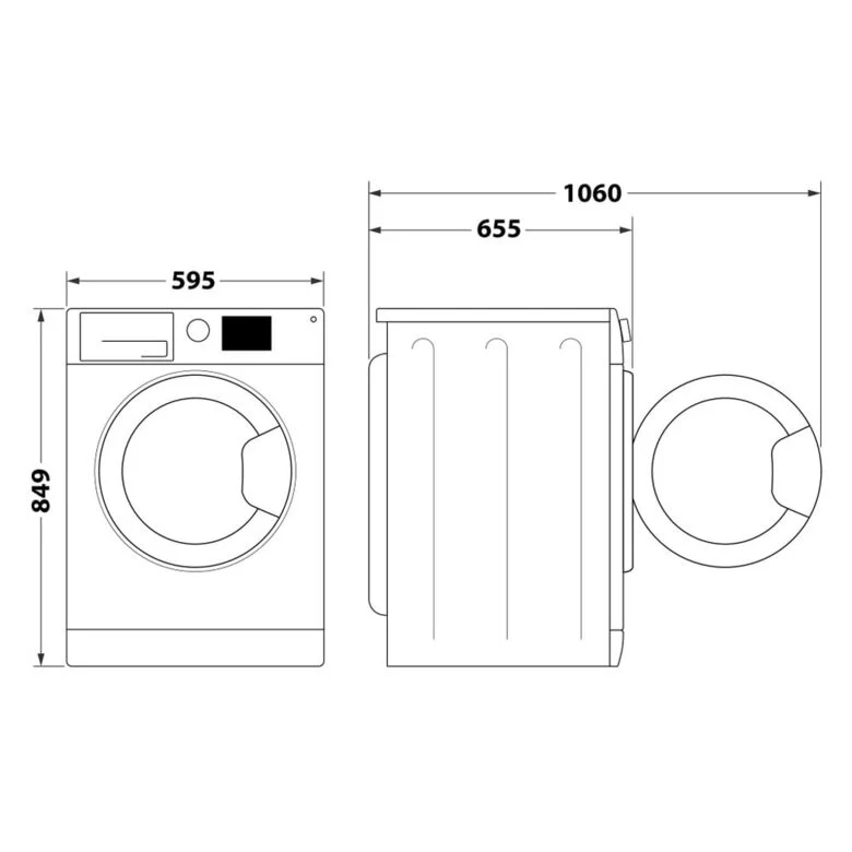 Hotpoint NT M11 92WK IT asciugatrice Libera installazione Caricamento frontale 9 kg A++ Bianco