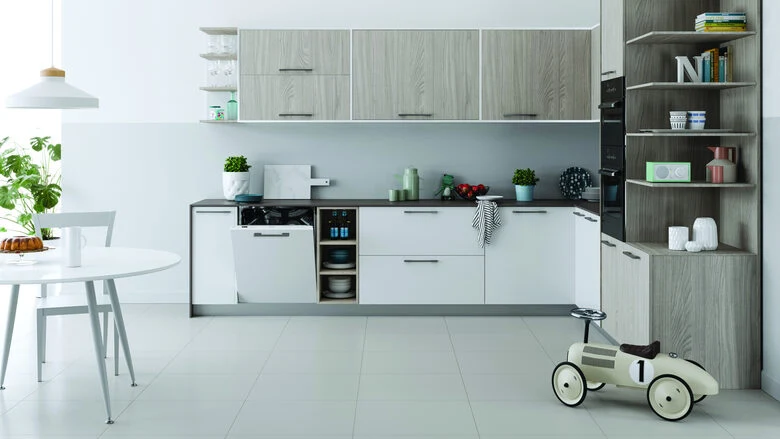 Indesit I3I D534A Lavastoviglie a Incasso Scomparsa totale 14 coperti D