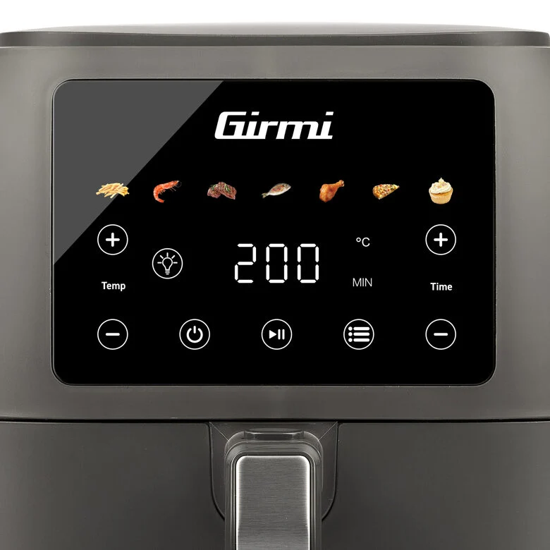 Girmi FG92 Singolo 8 L 1700 W Friggitrice ad aria calda Grigio