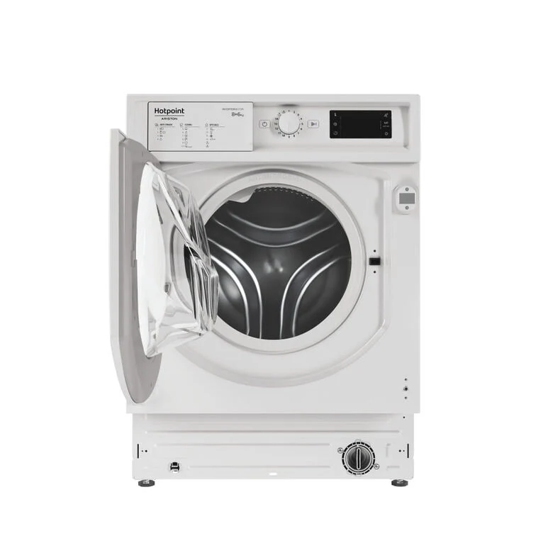 Hotpoint BI WDHG 861484 EU lavasciuga Da incasso Caricamento frontale Bianco D