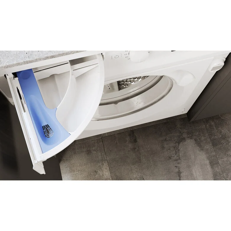 Hotpoint BI WDHG 861484 EU lavasciuga Da incasso Caricamento frontale Bianco D