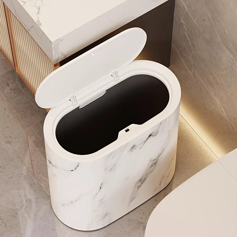 Poubelle Design en Marbre Pour Cuisine et Salle de Bain