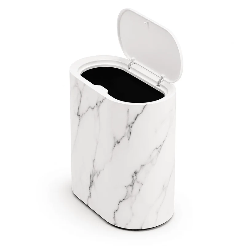 Poubelle Design en Marbre Pour Cuisine et Salle de Bain