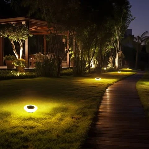 Lampadaire Solaire Jardin Étanche IP65 - Éclairage Automatique Extérieur