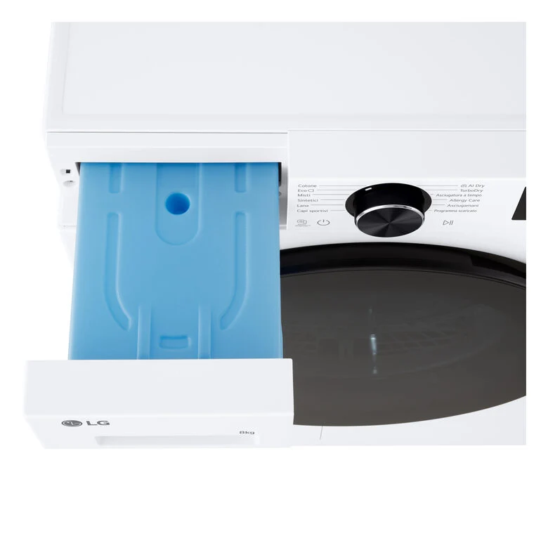 LG RNX5008TLB Asciugatrice Intelligente AI Dry 8 kg Classe B Bianco