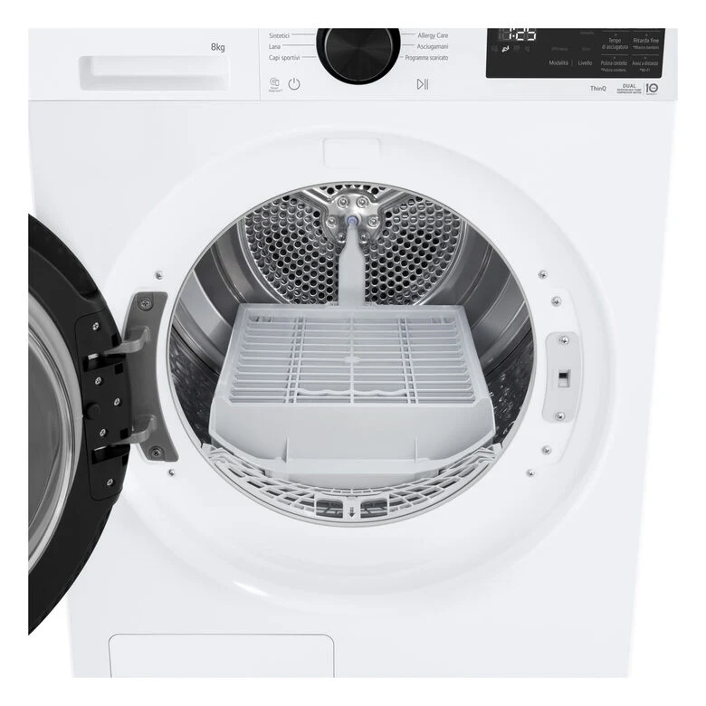 LG RNX5008TLB Asciugatrice Intelligente AI Dry 8 kg Classe B Bianco
