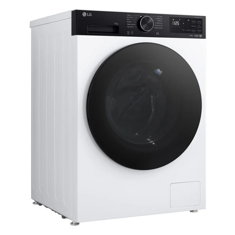 LG F4NX5011TKB Lavatrice Intelligente 11 kg Classe A-40% Bianco/Nero