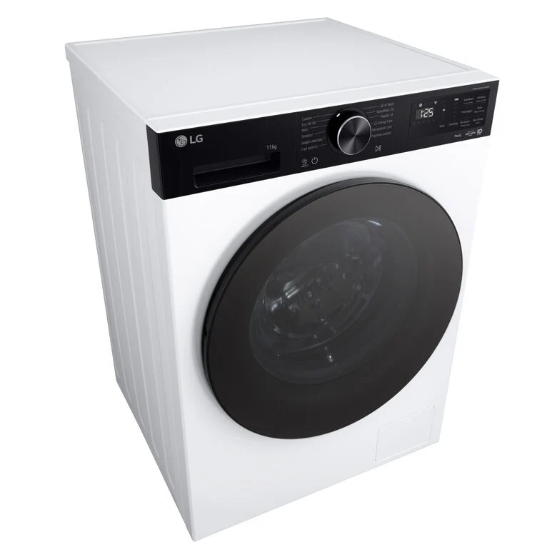 LG F4NX5011TKB Lavatrice Intelligente 11 kg Classe A-40% Bianco/Nero