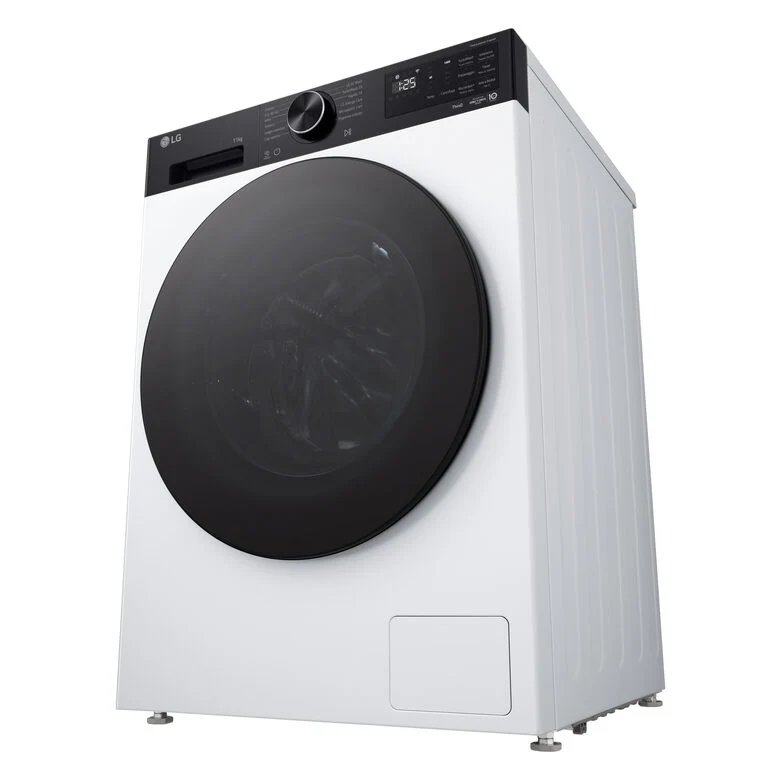 LG F4NX5011TKB Lavatrice Intelligente 11 kg Classe A-40% Bianco/Nero